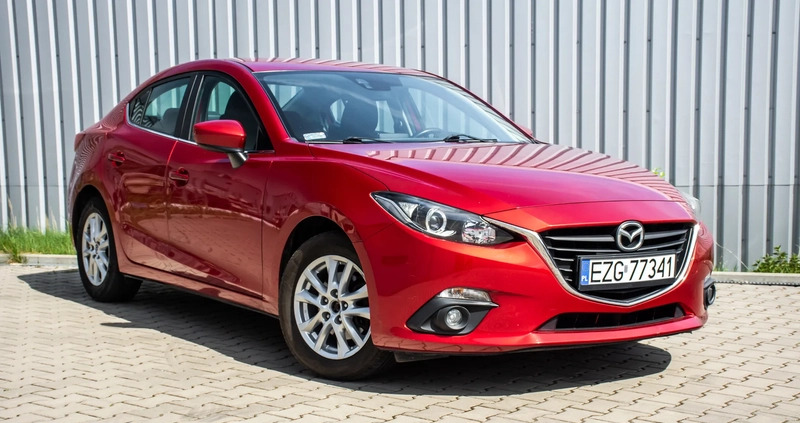 Mazda 3 cena 54900 przebieg: 148100, rok produkcji 2015 z Łódź małe 529